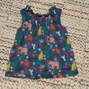 Mini Boden dreamy jungle top